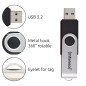 Intenso USB 64GB OFFICE LINE 3.2 Gen1 Silver-Black unità flash USB USB tipo A 3.2 Gen 1 (3.1 Gen 1) Nero, Argento