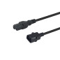 Equip 112171 cavo di alimentazione Nero 3 m Accoppiatore C14 Accoppiatore C15