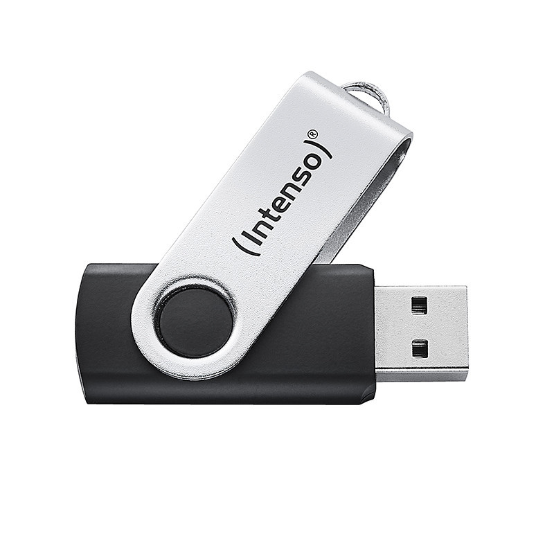 Intenso USB 128GB OFFICE LINE 3.2 Gen1 Silver-Black unità flash USB USB tipo A 3.2 Gen 1 (3.1 Gen 1) Nero, Argento