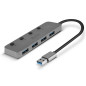 Lindy 43309 hub di interfaccia USB 3.2 Gen 1 (3.1 Gen 1) Type-A 5 Mbit/s Grigio Lindy 43309 hub di interfaccia USB 3.2 Gen 1 (3.1 Gen 1) Type-A 5 Mbit/s Grigio
