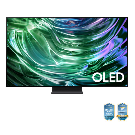 Samsung TV OLED 4K 83” QE83S90DAEXZT Smart TV Wi-Fi Graphite Black 2024, Processore NQ4 AI GEN2, Self-illuminating pixels,