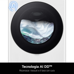 LG F4R7010TSWG Lavatrice 10kg AI DD, Classe A-10%, 1400 giri, TurboWash, Vapore