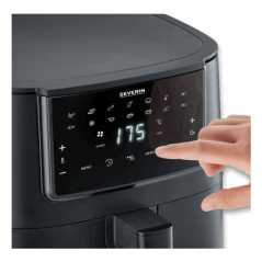 Severin FR 2462 Singolo 7 L Indipendente 1700 W Friggitrice Nero