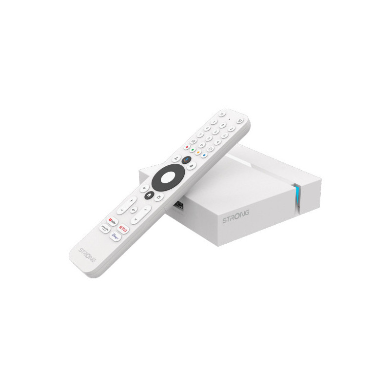 Strong LEAP-S3+V2 Smart TV box Bianco 4K Ultra HD 16 GB Wi-Fi Collegamento ethernet LAN