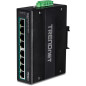 Trendnet TI-PG80B switch di rete Gigabit Ethernet (10/100/1000) Supporto Power over Ethernet (PoE) Nero Trendnet TI-PG80B switch di rete Gigabit Ethernet (10/100/1000) Supporto Power over Ethernet (PoE) Nero