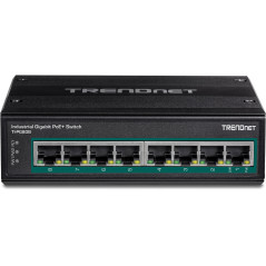 Trendnet TI-PG80B switch di rete Gigabit Ethernet (10/100/1000) Supporto Power over Ethernet (PoE) Nero