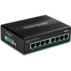 Trendnet TI-PG80B switch di rete Gigabit Ethernet (10 100 1000) Supporto Power over Ethernet (PoE) Nero
