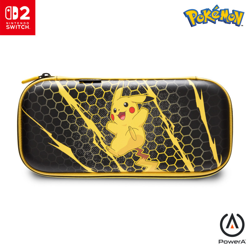 PowerA Slim Case Custodia per console Nintendo Switch 2 - Pikachu Tempesta PowerA Slim Case Custodia per console Nintendo Switch 2 - Pikachu Tempesta