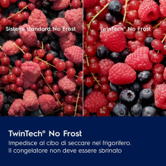 Electrolux FRIGORIFERO COMBINATO TWINTECH TOTAL NO FROST CLASSE E ENT6NE18S1