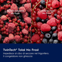 Electrolux FRIGORIFERO COMBINATO TWINTECH TOTAL NO FROST CLASSE E ENT6NE18S1