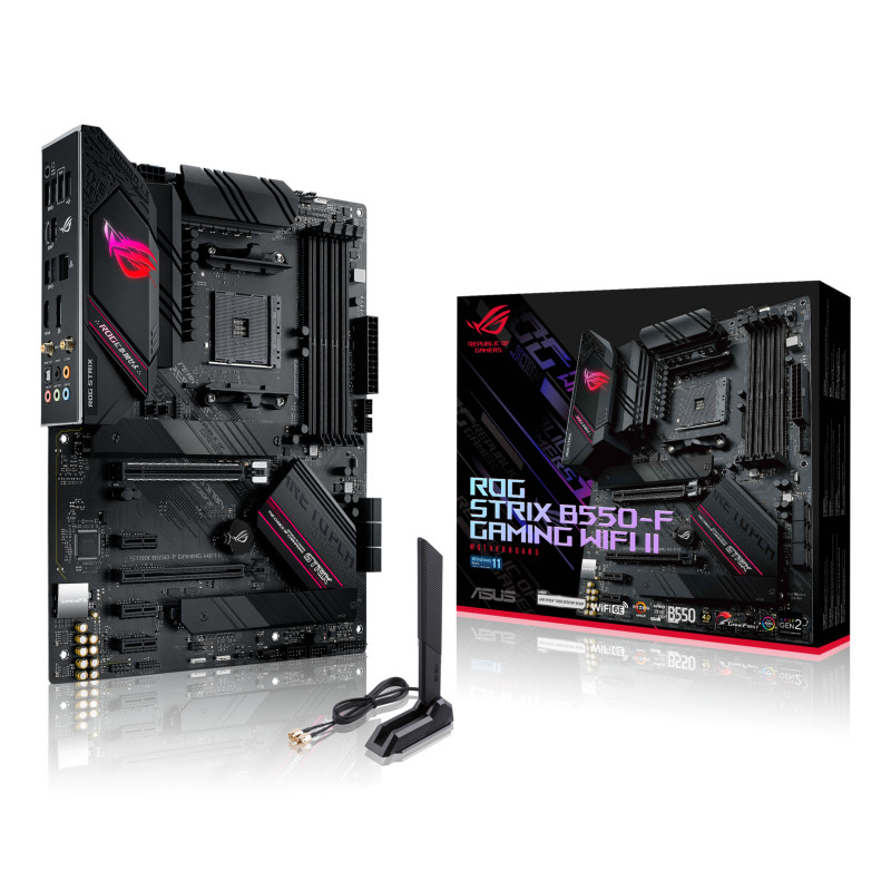 ASUS ROG STRIX B550-F GAMING WIFI II AMD B550 Socket AM4 ATX ASUS ROG STRIX B550-F GAMING WIFI II AMD B550 Socket AM4 ATX