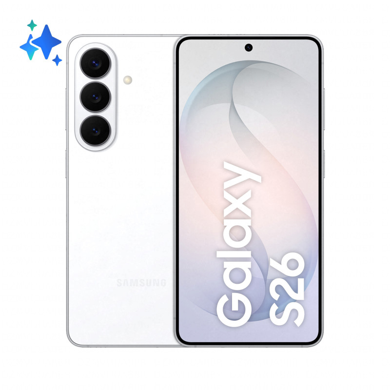 Samsung Galaxy S26 Smartphone AI, 512GB, Processore avanzato, Assistente Foto, Creative Studio, Camera 50 MP, 4300 mAh, White
