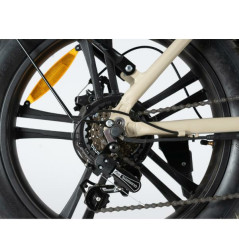 Nilox eBike X9 Nero, Sabbia 50,8 cm (20") Litio