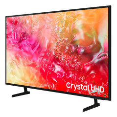 Samsung TV Crystal UHD 4K 43” UE43DU7170UXZT Smart TV Wi-Fi Black 2024, Processore Crystal 4K, 4K Upscaling, Slim Look Design,
