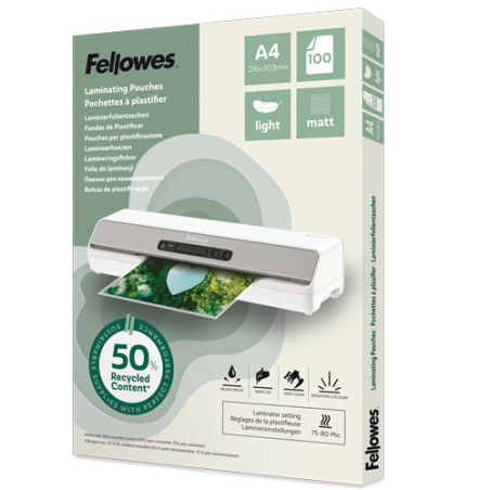 Fellowes 100143435 pellicola per plastificatrice 100 pz