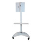 OMB Gyro Trolley 165,1 cm (65") Bianco
