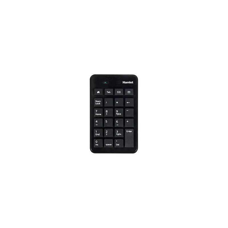 Hamlet Numeric Keypad tastierino numerico usb 2.0 nero