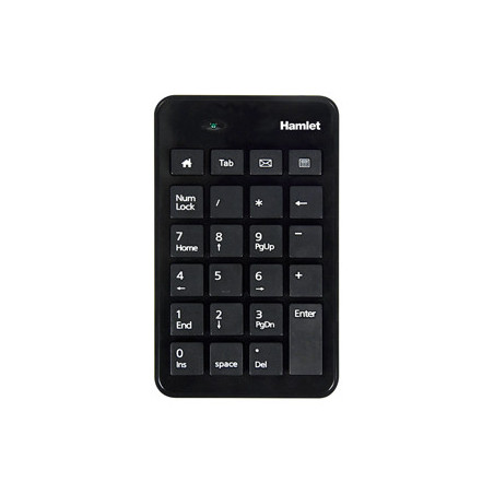 Hamlet Numeric Keypad tastierino numerico usb 2.0 nero