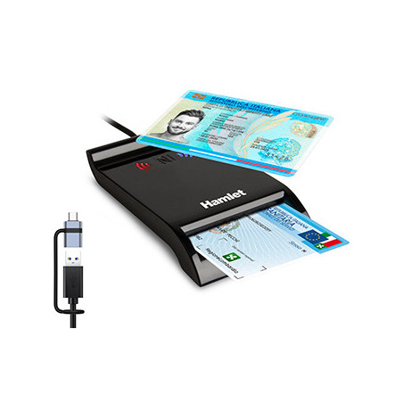 Hamlet HUSCR-NFCX lettore di card readers Nero