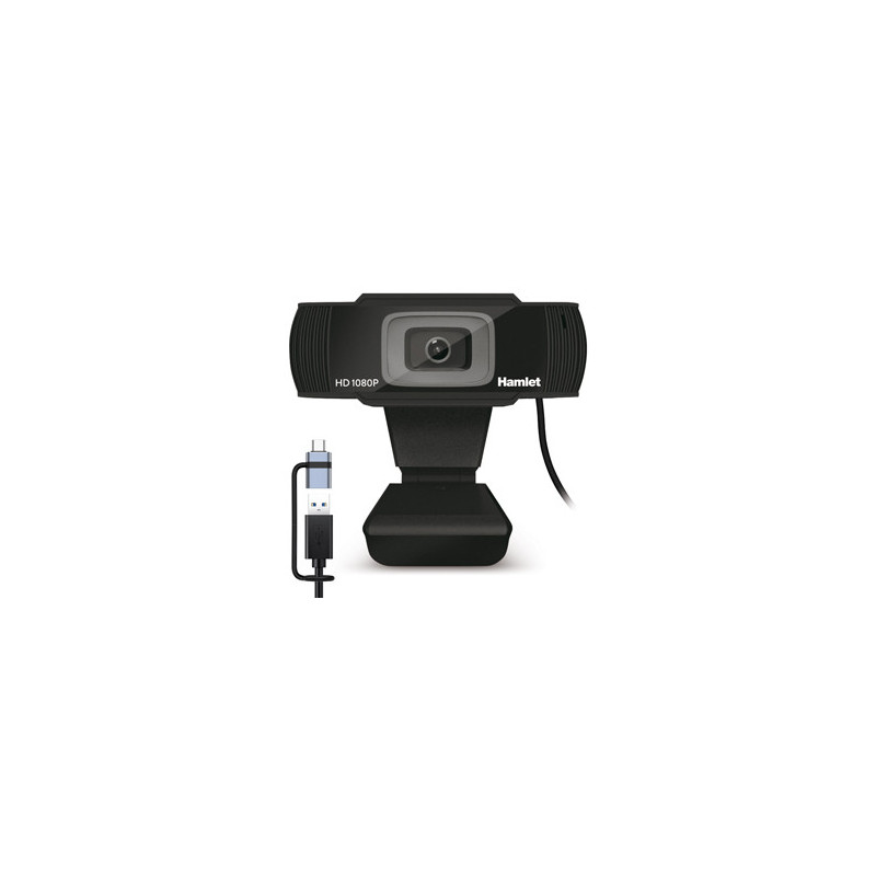 Hamlet HWCAM1080-CX webcam Nero