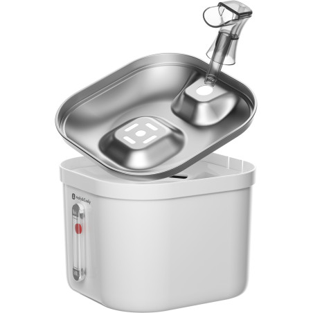 Petoneer WF004 distributore di cibo e acqua per cani e gatti Bianco Universale Abbeveratoio automatico per animali domestici