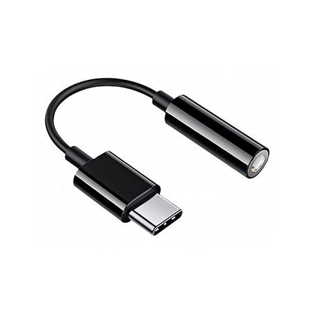 Hamlet HHEADA-DC adattatore per inversione del genere dei cavi USB-C 3.5 mm Nero