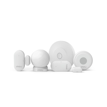 Imou KIT di Allame - Il kit include: 1 gateway ZG2, 1 pulsante di allarme di emergenza ZE1, 2 sensori per porte e finestre ZD1,