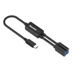 Hamlet XHUB-02UC-5GY cavo USB Nero