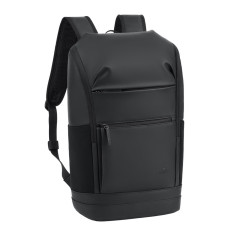 Rivacase Eden zaino City backpack Nero Poliestere, PU pelle