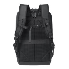Rivacase Eden zaino City backpack Nero Poliestere, PU pelle
