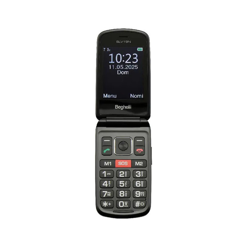 Beghelli 9205N cellulare 7,11 cm (2.8") 106 g Nero Telefono per anziani