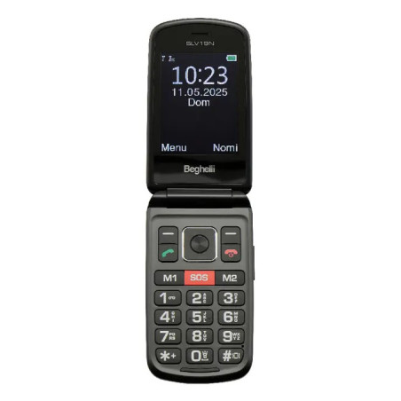 Beghelli 9205N cellulare 7,11 cm (2.8") 106 g Nero Telefono per anziani