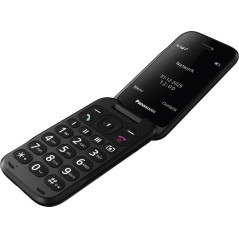 Panasonic KX-TF600EXB cellulare 7,11 cm (2.8") 132 g Nero Telefono per anziani
