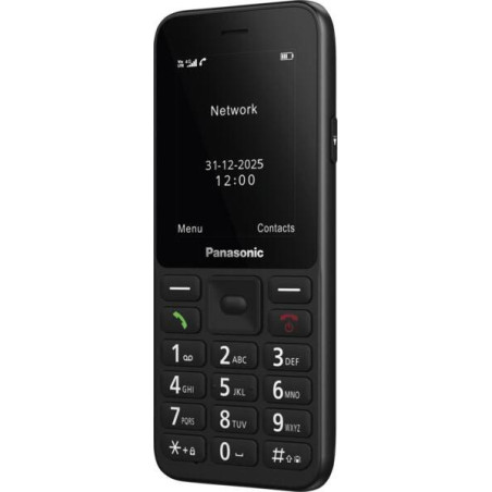 Panasonic KX-TU260EXB cellulare 6,1 cm (2.4") 118 g Nero Telefono per anziani
