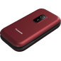 Panasonic KX-TF600EXR cellulare 7,11 cm (2.8") 132 g Rosso Telefono per anziani