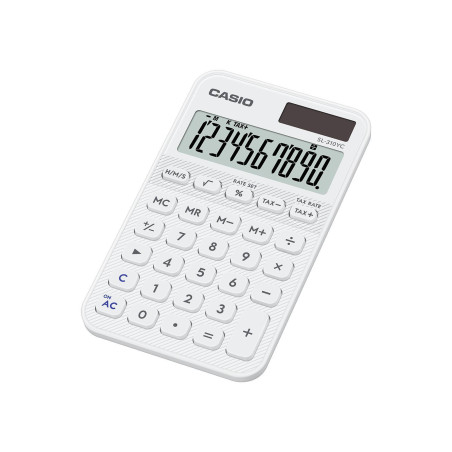 Casio SL-310YC calcolatrice Tasca Calcolatrice di base Bianco