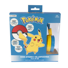 OTL Technologies Pokémon Pikachu Cuffie Cablato A Padiglione MUSICA Blu, Giallo