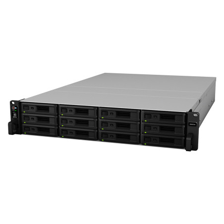Synology RackStation RS3618xs NAS Armadio (2U) Intel® Xeon® D D-1521 8 GB DDR4 0 TB DiskStation Manager Nero