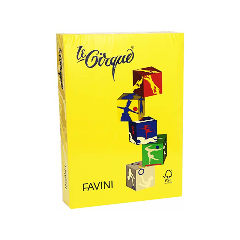 Favini Le Cirque carta inkjet A3 (297x420 mm) 500 fogli Giallo - 8025478321220 Favini Le Cirque carta inkjet A3 (297x420 mm) 500 fogli Giallo - 8025478321220