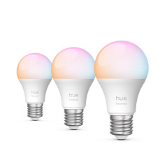 Philips Hue White and Color ambiance Essential A60 - lampada smart E27 - 806 lm - 8 W - confezione da 3
