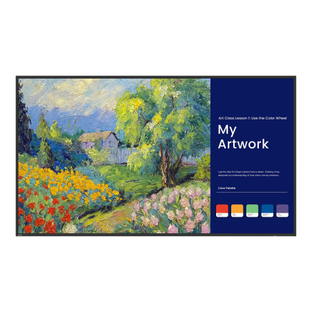 BenQ SL6504 Smart Signage Display Pannello piatto per segnaletica digitale 165,1 cm (65") LCD 500 cd m² 4K Ultra HD Nero