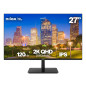 Nilox MONITOR 27 2K IPS 120 HZ HDMI Y DP Monitor PC 68,6 cm (27") 2560 x 1440 Pixel Quad HD LCD Nero