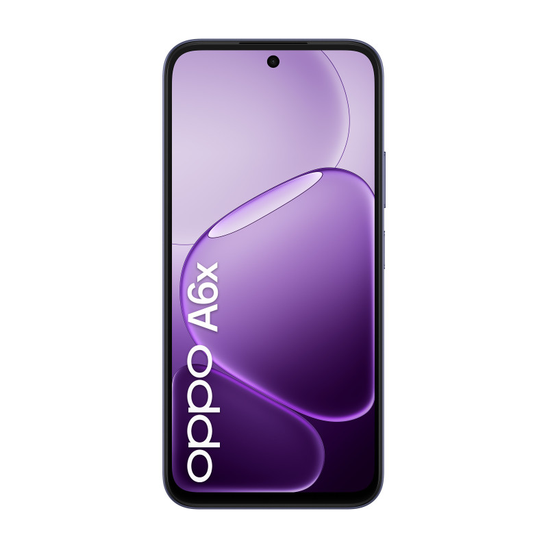 OPPO A6x AI Smartphone, doppia fotocamera 13MP+QVGA, Selfie 5MP, Display 6.75” 120HZ IPS HD+, 6100mAh, RAM - 6932169386869