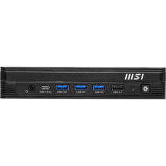 MSI Pro DP10 A14MG-003EU PC stazione di lavoro Intel® Core™ i3 i3-14100 8 GB DDR5-SDRAM 512 GB SSD Windows 11 Home Mini PC Nero