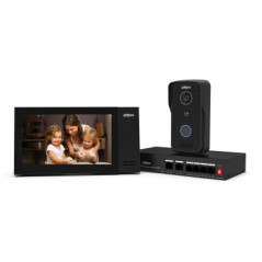 Dahua Technology DHI-VTO2111D-P-S3 sistema per video-citofono 2 MP 17,8 cm (7") Nero