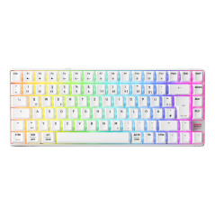 CHERRY XTRFY K33 Compact Wireless tastiera Gaming USB + RF Wireless + Bluetooth QWERTZ Tedesco Bianco