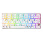 CHERRY XTRFY K33 Compact Wireless tastiera Gaming USB + RF Wireless + Bluetooth QWERTZ Tedesco Bianco CHERRY XTRFY K33 Compact Wireless tastiera Gaming USB + RF Wireless + Bluetooth QWERTZ Tedesco Bianco