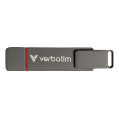 Verbatim Dual QuickStick unità flash USB 128 GB USB Type-A   USB Type-C 3.2 Gen 1 (3.1 Gen 1) Grigio