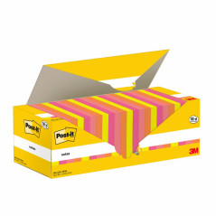 Post-It 3M , Haftnotizen, mehrfarbig pouch autoadesiva Quadrato Magenta, Arancione, Rosa, Giallo 100 fogli Autoadesivo