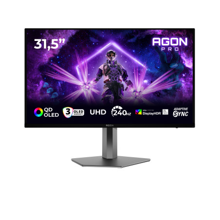 AOC AGON PRO AG326UZD2 Monitor PC 80 cm (31.5") 3840 x 2160 Pixel 4K Ultra HD OLED Nero